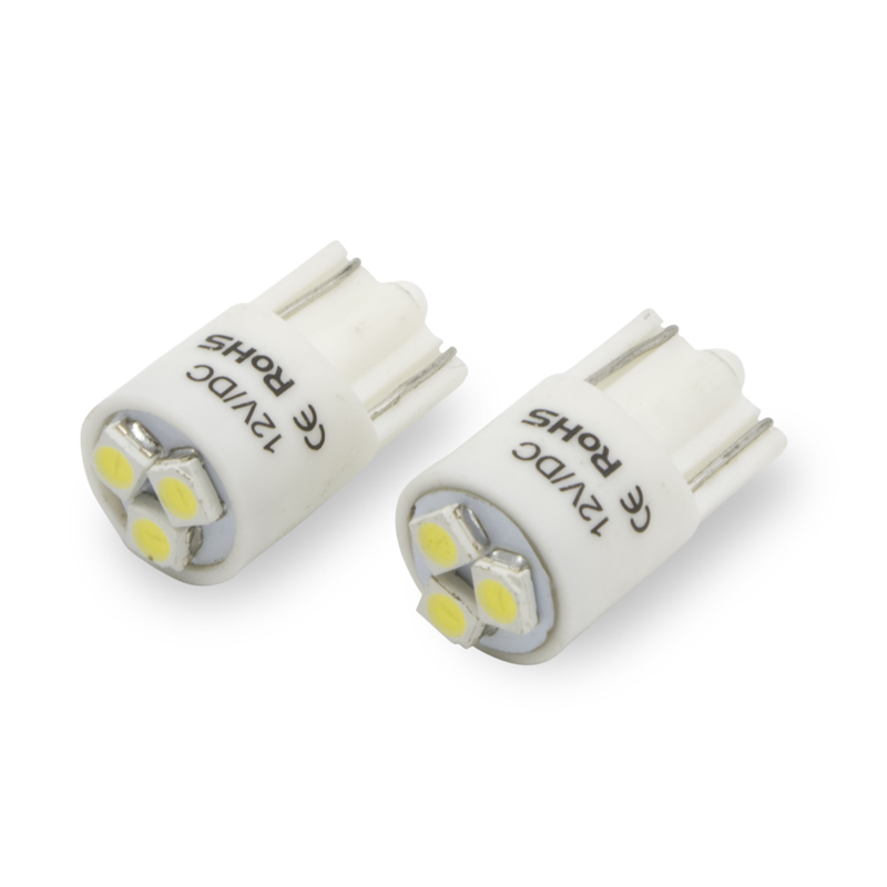 W5W T10 3 LED 6000K