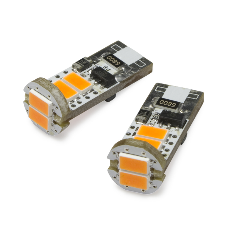 W5W T10 canbus 6 LED orange