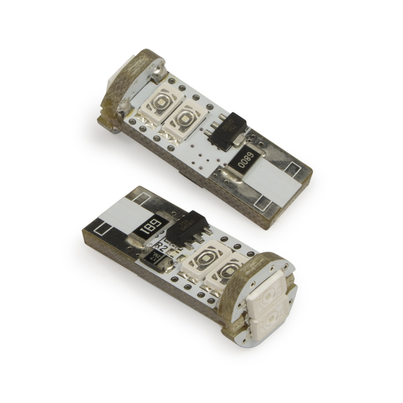 W5W T10 canbus 6 LED blau