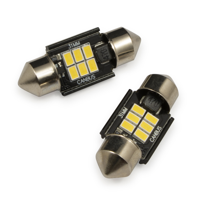 Navette 31 mm 6 LED 6000K