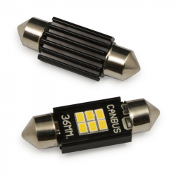 Navette 36 mm 6 LED 6000K