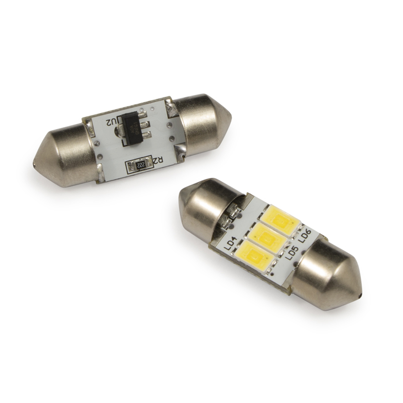 Navette 31 mm 3 LED 6000K