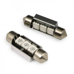 Navette 36 mm canbus 3 LED bleu