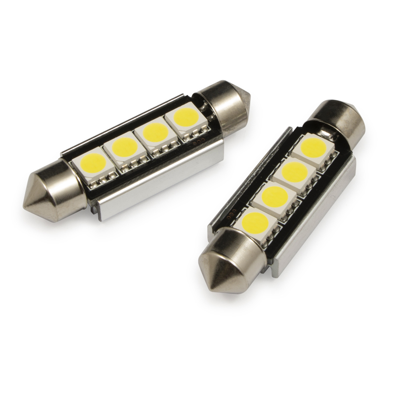 Navette 41 mm canbus 4 LED 6000K