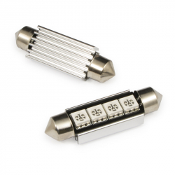 Navette 41 mm canbus 4 LED bleu