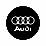 Audi Türbeleuchtung mit Logo