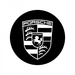 Porsche Türbeleuchtung mit Logo