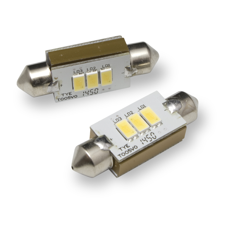 Navette C5W 36 mm canbus 3W 3 LED 6000K