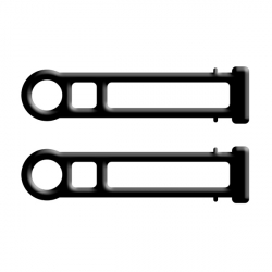 2 élastiques pour Skipass ou Kata