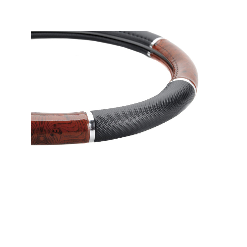 Lenkradbezug schwarz/wood design