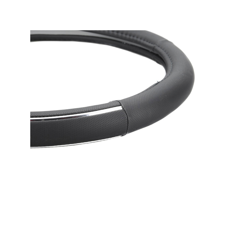 Lenkradbezug schwarz/verchromt