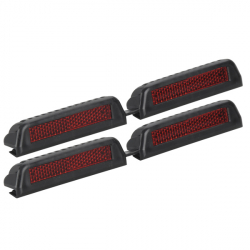 Protection de porte avec réflecteurs, 2 pièces