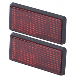 Catadioptre rouge 35x76 mm, 2 pièces
