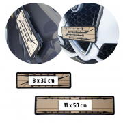 Garage-Nummernhalter-Set 8x30cm + 11x50cm