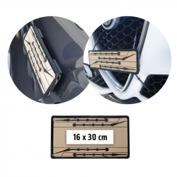 Support arrière 16x30cm