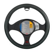 Couvre-volant simili noir M Ø 37-39cm