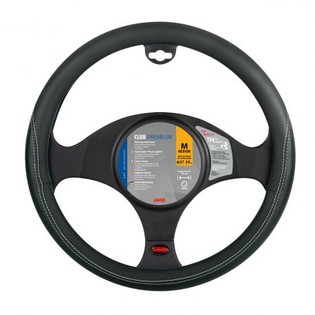 Couvre-volant simili noir M Ø 37-39cm