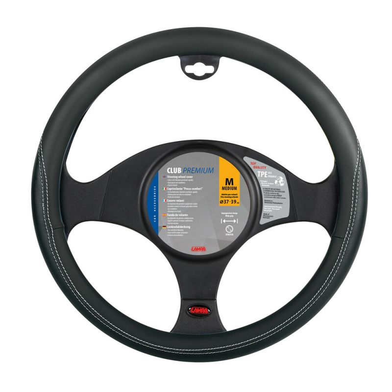 Couvre-volant simili noir M Ø 37-39cm