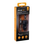 Chargeur Qualcomm QC 3.0 avec câble USB C 12/24V