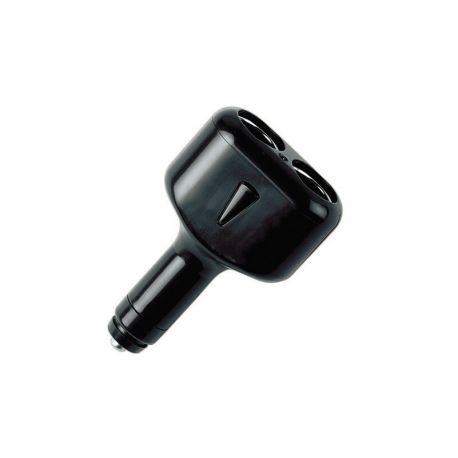 Doppelter Zigarettenanzünder-Adapter mit Sicherung und LED.
