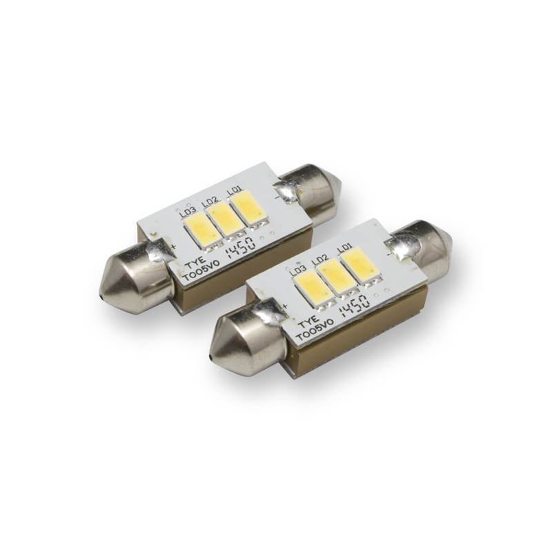 Navette C5W 36 mm canbus 3 LED 6000K