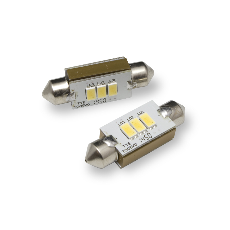 Soffitte C5W 36 mm canbus 3 LED 5000K