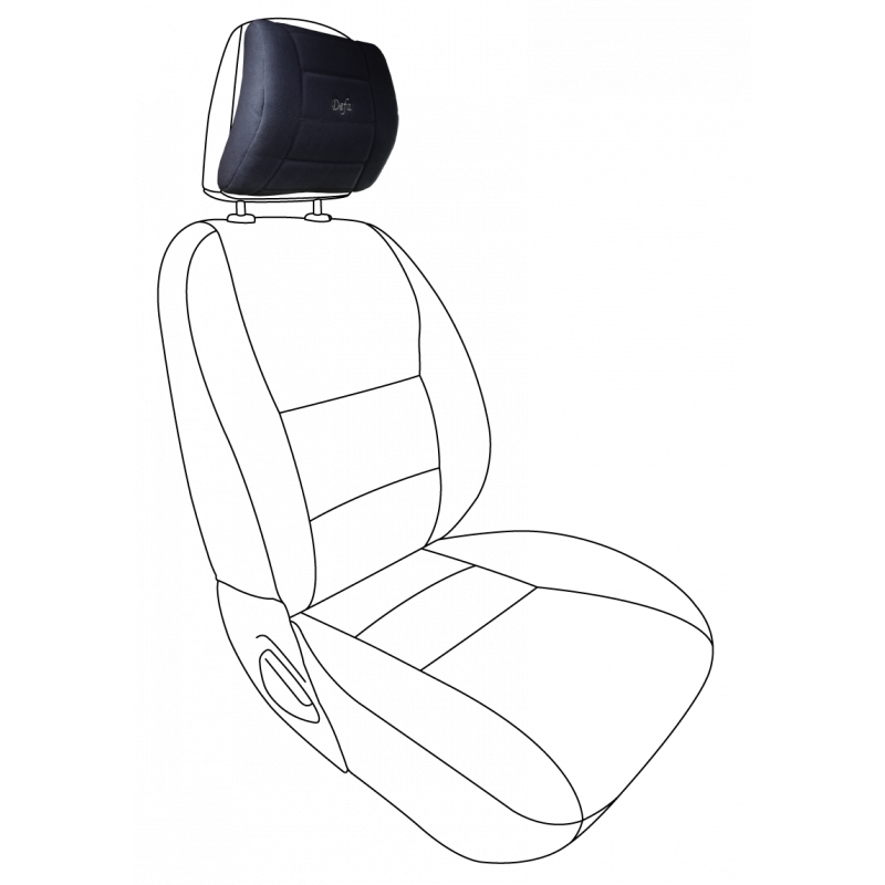 Kopfstützkissen, schwarz