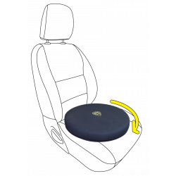 Drehkissen Ø32cm, schwarz